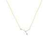 cancer Zodiac Star Constellation Opal & White Topaz Necklace OPL-RDN-486.