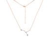 cancer Zodiac Star Constellation Opal & White Topaz Necklace OPL-RDN-486.