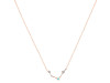 Aries Zodiac Star Constellation Opal & White Topaz Necklace OPL-RDN-488.