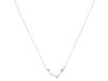 Aries Zodiac Star Constellation Opal & White Topaz Necklace OPL-RDN-488.