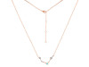 Aries Zodiac Star Constellation Opal & White Topaz Necklace OPL-RDN-488.