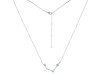 Aries Zodiac Star Constellation Opal & White Topaz Necklace OPL-RDN-488.
