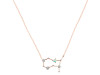 Gemini Zodiac Star Constellation Opal & White Topaz Necklace OPL-RDN-490.