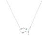 Gemini Zodiac Star Constellation Opal & White Topaz Necklace OPL-RDN-490.