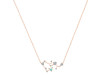 Sagittarius Zodiac Star Constellation Opal & White Topaz Necklace OPL-RDN-496.