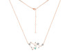 Sagittarius Zodiac Star Constellation Opal & White Topaz Necklace OPL-RDN-496.
