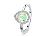 Opal & White Topaz Ring OPL-RDR-1803.