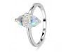 Opal & White Topaz Ring OPL-RDR-2266.