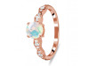 Opal & White Topaz Ring OPL-RDR-2288.