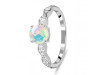 Opal & White Topaz Ring OPL-RDR-2288.
