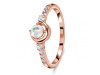 Opal & White Topaz Ring OPL-RDR-2292.