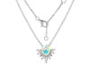 Opal & White Topaz Necklace OPL-RN-72.