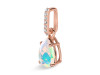 Opal & White Topaz Pendant OPL-RP-76.