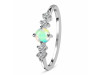 Opal & White Topaz Ring OPL-RR-278.