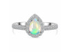 Opal & White Topaz Ring OPL-RR-40.