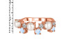 Pearl & Moonstone & White Topaz Ring PAL-RDR-4006.