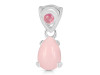 Pink Opal & Tourmaline Pendant PKO-RDP-552-TRM-LOOP.