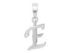 Plain Silver Alphabet E Pendant PS-RDA-109.