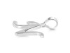 Plain Silver Alphabet N Pendant PS-RDA-118.