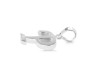 Plain Silver Alphabet P Pendant PS-RDA-120.