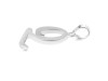 Plain Silver Alphabet Q Pendant PS-RDA-121.