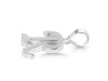 Plain Silver Alphabet R Pendant PS-RDA-122.