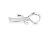 Plain Silver Alphabet T Pendant PS-RDA-124.