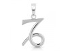 Capricorn Zodiac Plain Silver Jewelry Set PS-RDR-3087/RDE-1494/RDB-179/RDC-17.
