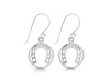 Horse Shoe Plain Silver Jewelry Set PS-RDR-312 / RDE-533 / RDN-1 / RDB-1.