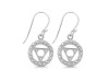 Throat Chakra Plain Silver Jewelry Set PS-RDR-319 / RDE-540 / RDN-8 / RDB-8.