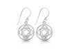 Base Chakra Plain Silver Jewelry Set PS-RDR-321 / RDE-542 / RDN-10 / RDB-10.
