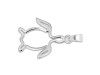 Plain Silver Turtle Pendant PS-RDP-370.