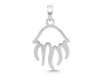Plain Silver Jelly Fish Pendant PS-RDP-373.