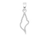 Plain Silver Shell Pendant PS-RDP-377.