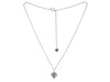 Plain Silver Maple Leaf Necklace PS-RDP-442.