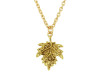 Plain Silver Maple Leaf Necklace PS-RDP-442.