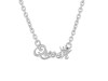Plain Silver Queen Necklace PS-RDP-445.