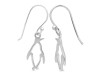 Plain Silver Penguin Earring  PS-RDE-961.