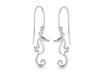 Plain Silver Sea Horse Earring  PS-RDE-965.