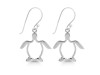 Plain Silver Turtle Earring  PS-RDE-960.
