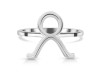 Taurus Zodiac Plain Silver Jewelry Set PS-RDR-3090/RDE-1498/RDB-183/RDC-21.