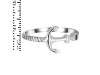 Plain Silver Anchor Ring PS-RDR-492.