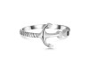 Plain Silver Anchor Ring PS-RDR-492.