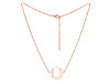 Horse Shoe Plain Silver Jewelry Set PS-RDR-312 / RDE-533 / RDN-1 / RDB-1.