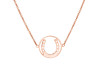 Horse Shoe Plain Silver Necklace PS-RDN-1.