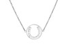 Horse Shoe Plain Silver Necklace PS-RDN-1.