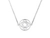 Base Chakra Plain Silver Necklace PS-RDN-10.