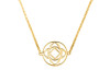 Base Chakra Plain Silver Necklace PS-RDN-10.