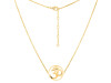 Om Plain Silver Necklace PS-RDN-12.