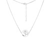 Om Plain Silver Necklace PS-RDN-12.
